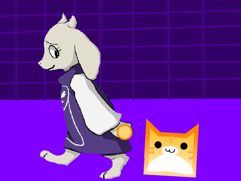 Add your OC Walking with toriel remix