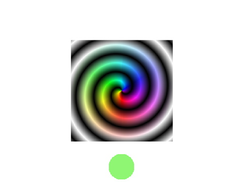 2d representation of rgb colour space