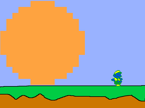 Add Yourself Running From The Giant Pac-Man!