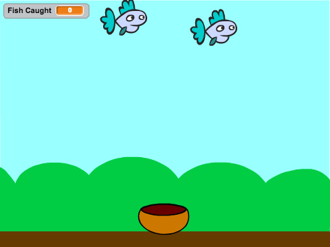 It is raining fishes and I am HUNGRY!