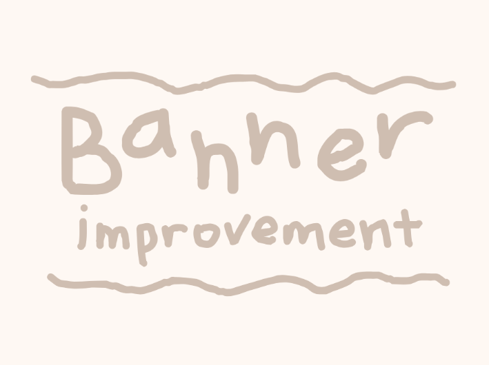 ⛄banner improvement meme