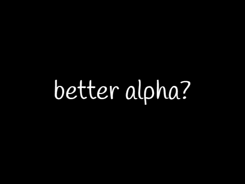 Better alpha | windy