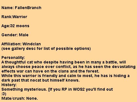 WOS2- Fallenbranch Bio
