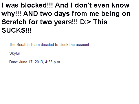 BLOCKED!?!?!?!!?