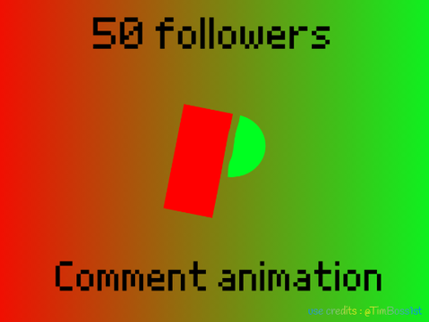 50 followers animation 