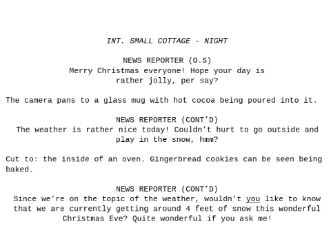 Christmas Special 2024 script leak