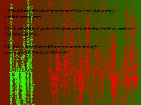 S̴̹̥̐̐c̵̨̝̒ȑ̷̳̞̋ä̵͇́t̴͖̋͠c̷̦͈̒h̶̠͇̐͂ ̴̛̠͌Í̵̗͕̕n̴̲̯͆͘s̴͈̗͒͘ǘ̴̢̅r̸̳͎͌̄g̶͎̘͌̚ẻ̵͗͜n̶̟̱͌cy:Teaser