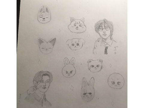 Han+ Lee Know + Skzoos 