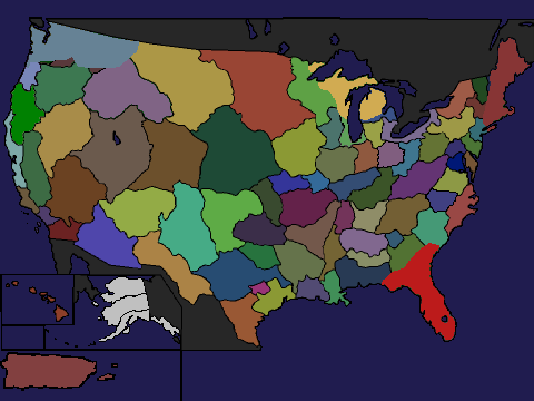If the Balkanized US was put in Ages of Conflict (Version 0)