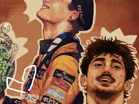 oscar piastri & charles leclerc