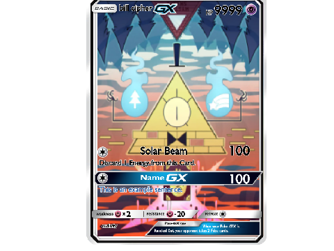 bill cipher Pokemon card