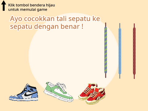 Mencocok kan tali sepatu