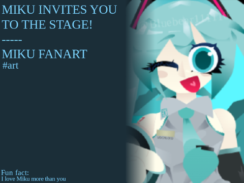MIKU!! || (Vector) #Art #Playlist #Vocaloid