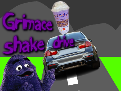 Grimace Shake Drive 3D!