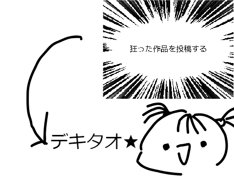 狂った作品