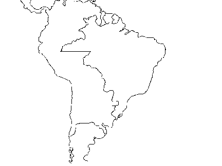 Map of Colonial South America