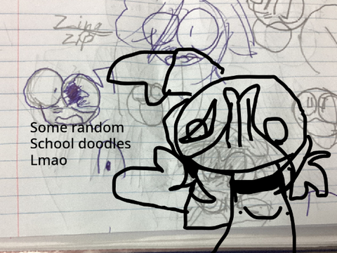 *filler* Some random school doodles