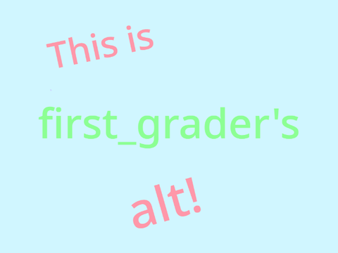 IM AN ALT!