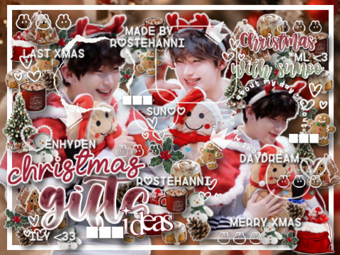   . ᡣ  ⸝⸝⸝⠀⋮⠀⠀Christmas ﹏   ☃︎   . gifts ⠀⧉ ⠀ ideas　  ﹒ 