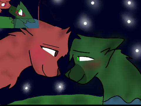 Recreating the cutest scene in crystals in my art style