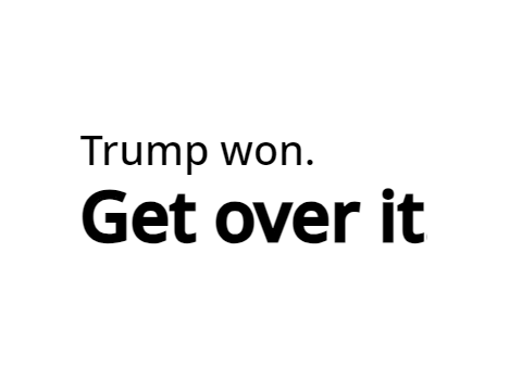 Get over it