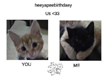 Happy birthday! <33