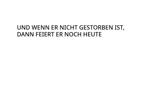 deutsche fabel : gib niemlans auf !