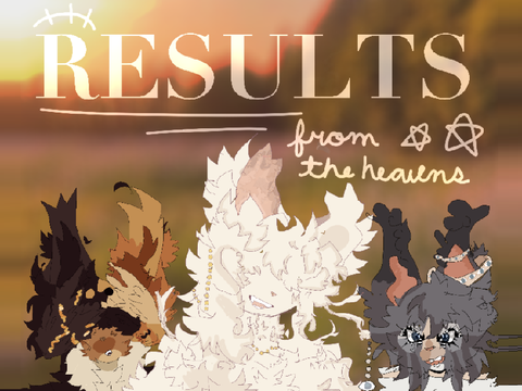 ✩‧₊˚ from the heavens ✩ litter results ꕀ