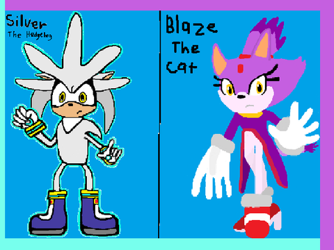Silvaze (Silver + Blaze) Artwork