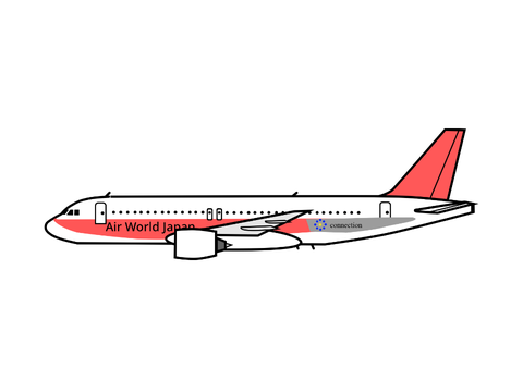 Air World Japan仕様のA320