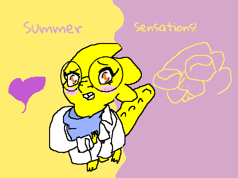 Alphys Art Requested By nano_josie
