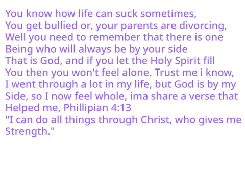 God is always there.