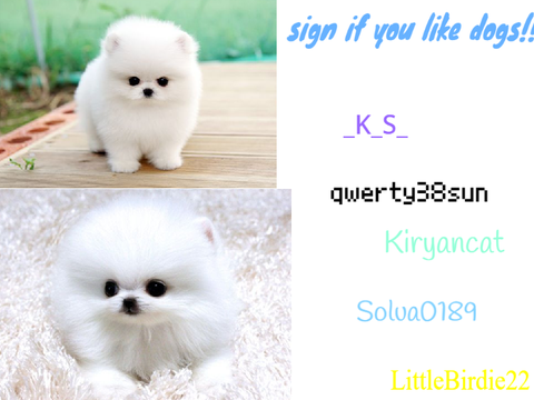 sign if you love dogs!!! remix