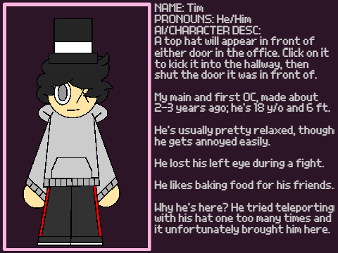 Tim's Submission For Manic Custom Night
