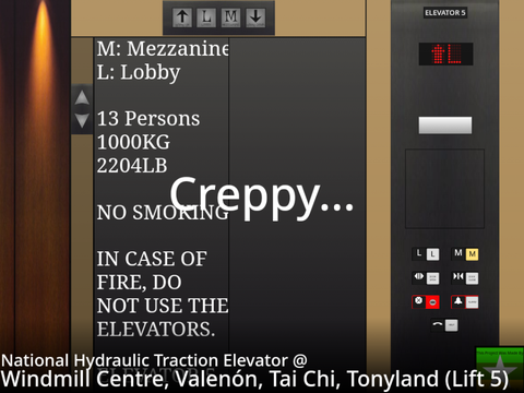 National Hydraulic Traction Elevator @ Windmill Centre, Valenón, Tai Chi, Tonyland (L5, Remastered)