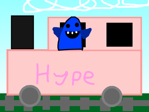 Chompy Rides The Hype Train