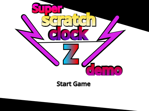 Super Scratch clock. Z demo