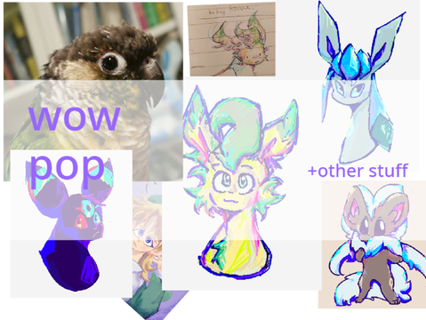 Semi-hyperpop pokemon(+) art