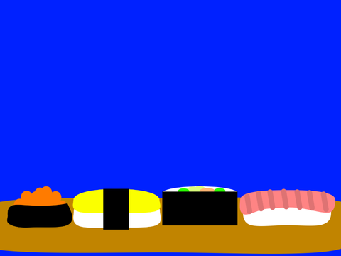 Sushi plate