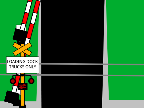 Loading dock railroad crossing *ktasmart*