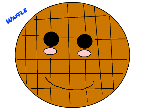 Speed Drawing of a Waffle