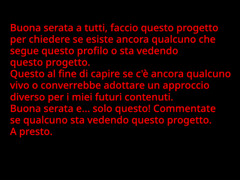 C'è nessuno?