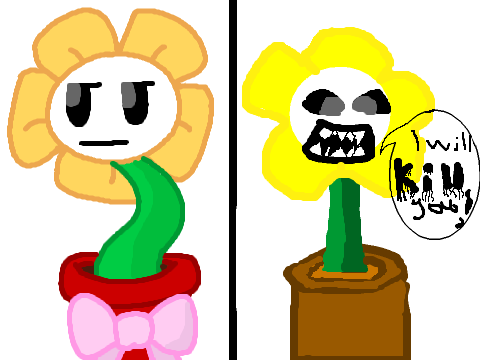 How would YOU draw Flowey? remix