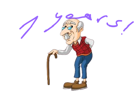 7 years! 