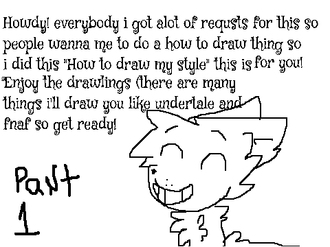 How to draw my style (part 1 undertale) OLD!!!!!!!!!