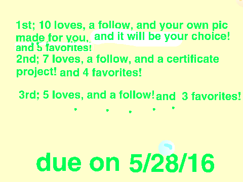 contestproject!  ~closed~