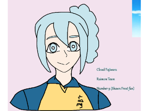 My Inazuma Eleven OC Cloud Fujiwara