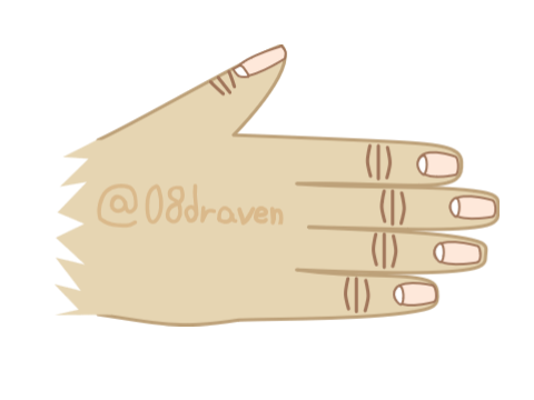 attempting to draw a hand