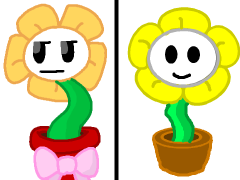 How would YOU draw Flowey? remix