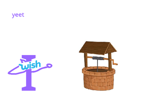 I threw a wish.com in a well
